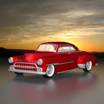51 Chevy Deluxe 3D Model