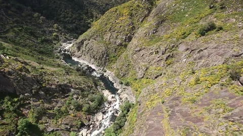 516 Arouca - Largest suspension bridge in the world - Paiva River in Portugal Stock Footage 153496673