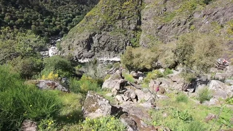 516 Arouca - Largest suspension bridge in the world - Paiva River in Portugal Stock Footage 153496850