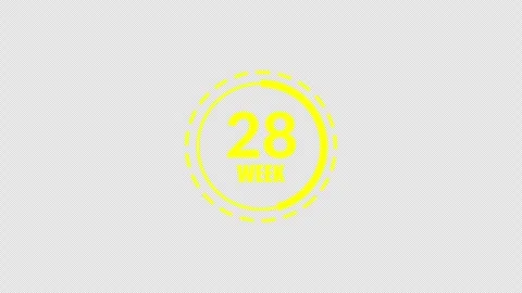 52 weeks left new yellow Stock Footage 339256102