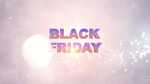 53 Animation Text Bokeh Effect Black Friday v3 Vidéo 135037553