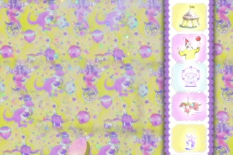 5303 circus clowns background  Stock Footage 708076