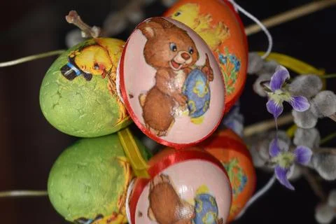 5378-easter egg Stock Photos