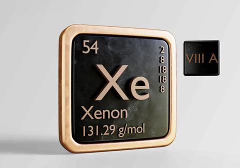 54-Xenon Illustrazione stock