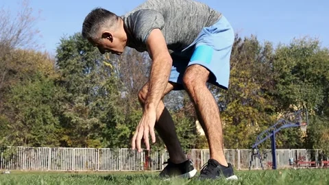 54-Year-Old Man Performing High Stock Video Pond5