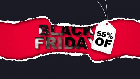 55 Black Friday OFF Stock Footage 307888206