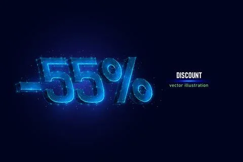 55 percent discount low poly vector illustration Stock Illustration
