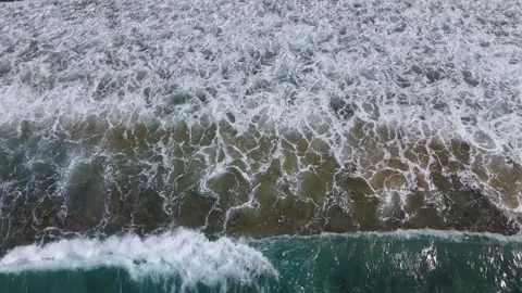 55 Seconds Ocean Waves in Japan Cinematic Coastal Nature Motion Footage Stock Footage 336676343
