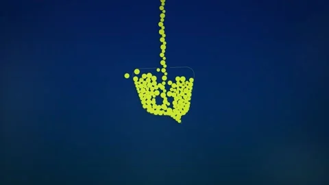 56 Animation Text Filling Effect Black Friday v5 Vidéo 135037651