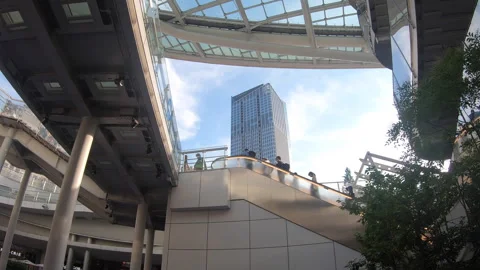 56 Oasis 21 In Sakae Area Of Nagoya Japan Asia Stock Footage 345672003