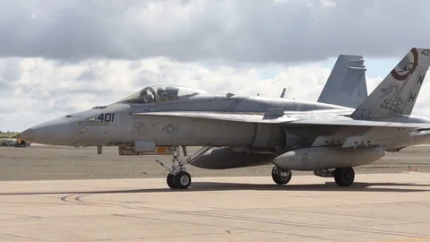 56th Operations Group conduct BFM with Marine Fighter Attack Squadron - 2017 Video stock 92017751