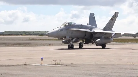 56th Operations Group conduct BFM with Marine Fighter Attack Squadron - 2017 Video stock 92017770