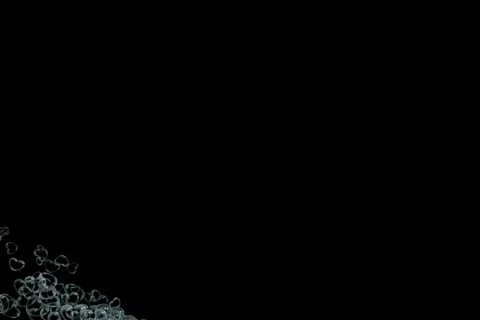 57 Bubble Hearts Transition Stock Footage 651978