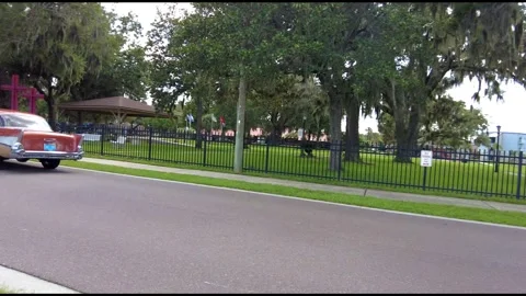 57 Chevy Sunday drive Vídeo Stock 244090903