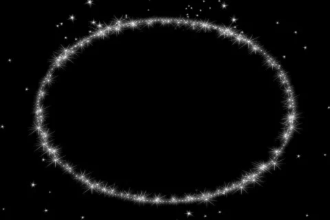 57 Stars Frame Stock Footage 652285
