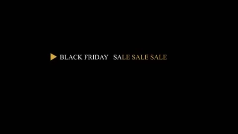 58 Animation Text Motion Graphics Black Friday v13 Vidéo 135040886