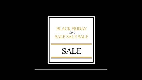 58 Animation Text Motion Graphics Black Friday v14 Stockbeeldmateriaal 135040893