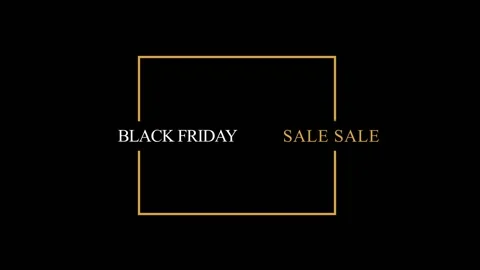 58 Animation Text Motion Graphics Black Friday v2 Vidéo 135040903