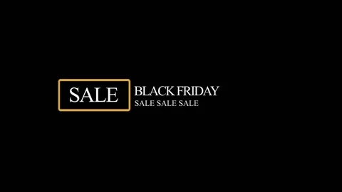 58 Animation Text Motion Graphics Black Friday v4 Stock-Footage 135040912