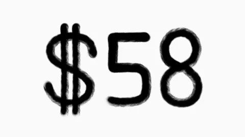 58 Dollar Hand Drawn Animation For Finance Currency Money Business Concept Stock Footage 306373922