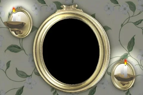 5846 Brass Oval with Sconces Stock Footage 834607