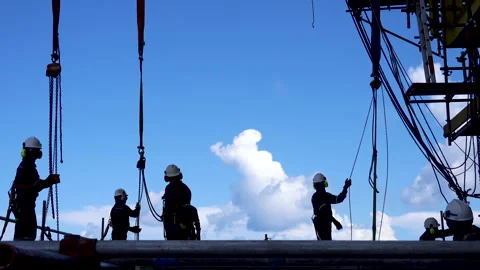 59 4K RF Lifting Preparation Stock Footage 157494304