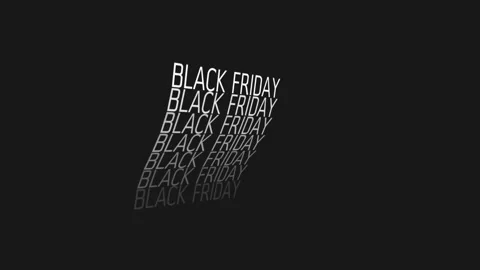 59 Animation Text Black and White Black Friday v6 스톡 동영상 135041176