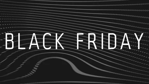 59 Animation Text Black and White Black Friday v5 Stock-Footage 135041242