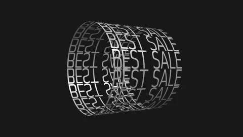 59 Animation Text Black and White Best Sale v9 스톡 동영상 136313005