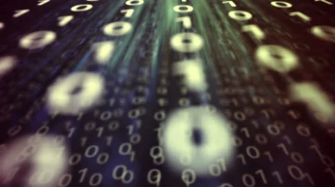 598 Binary code 001 HD 1080p Video stock 25521973