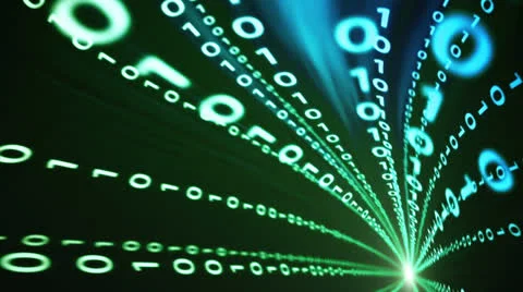 598 Binary code 003 HD 1080p Video stock 25516864
