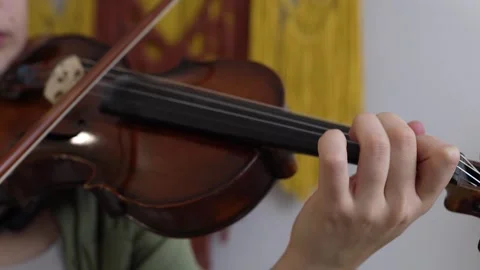 599Z Violin 04 Stock Footage 302157358