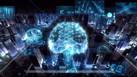 5G 20G Brain Side Kuro Stock Footage 139019774
