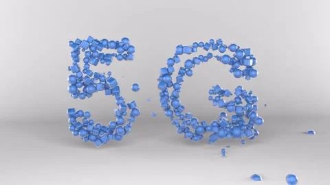 5G animation Stock Footage 131217400
