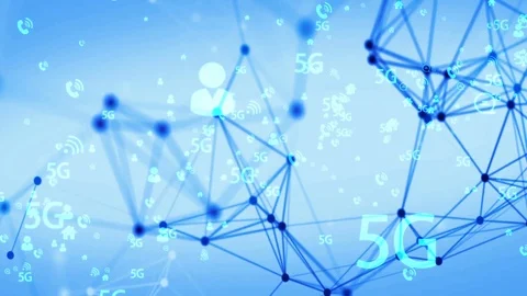 5g digital connection technology background Stock Footage 120490712