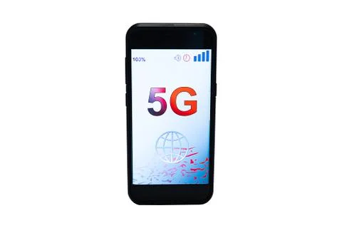 5G Fast wireless Internet connection of the new generation. Foto stock