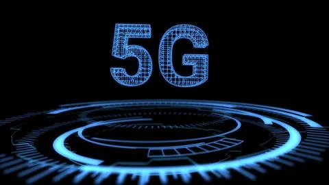 5G Global Network Connection Stock Illustration