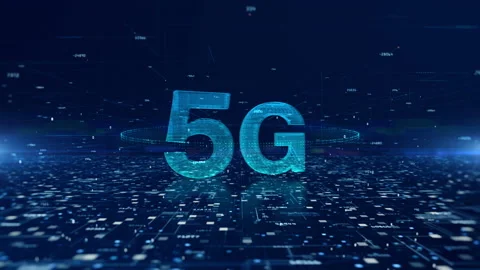 5G High-speed connection, Technology network data connection, Digital data ne Stock Footage 133097741