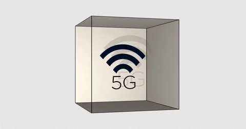 5G icon Box 03-alpha Stock Footage 233708885