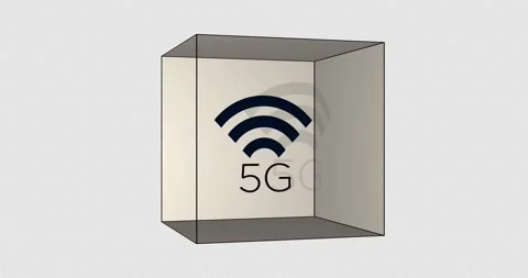 5G icon Box 04-alpha Stock Footage 233709351