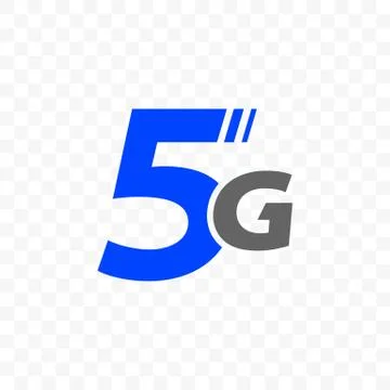 5G internet network vector logo icon Illustrazione stock