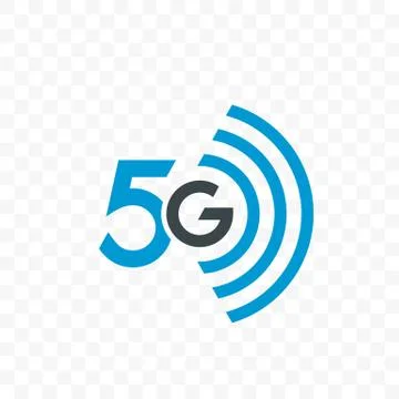 5G internet network vector logo icon Stock-Illustration