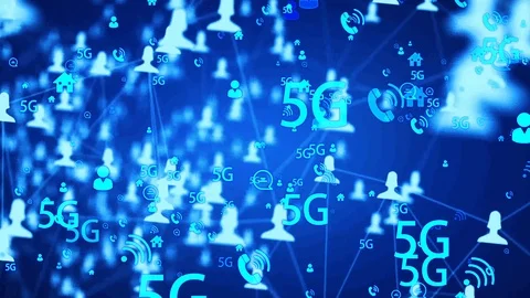 5g mobile communication network technology Stock Footage 120490743
