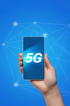 5G mobile concept Stock Photos