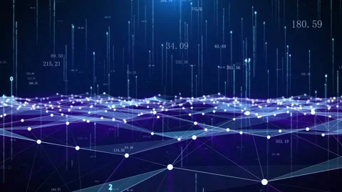 5g network digital technology background Stock Footage 198981904