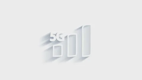 5g network icon isolated on white background. Accounting symbol. Business Stock Footage 151526894