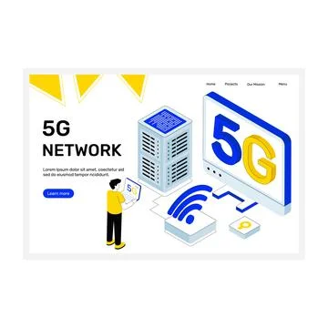 5g Network Stock Illustration