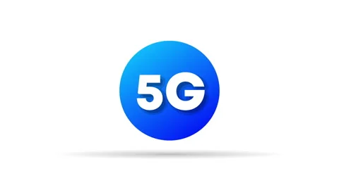 5G network motion graphics video in trendy flat style Stock Footage 139209024