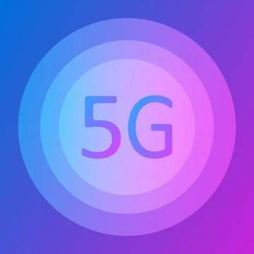 5G Network New Wireless mobile Internet Wi-Fi Connection banner Stock Illustration