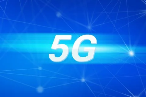 5G network sign Illustrazione stock